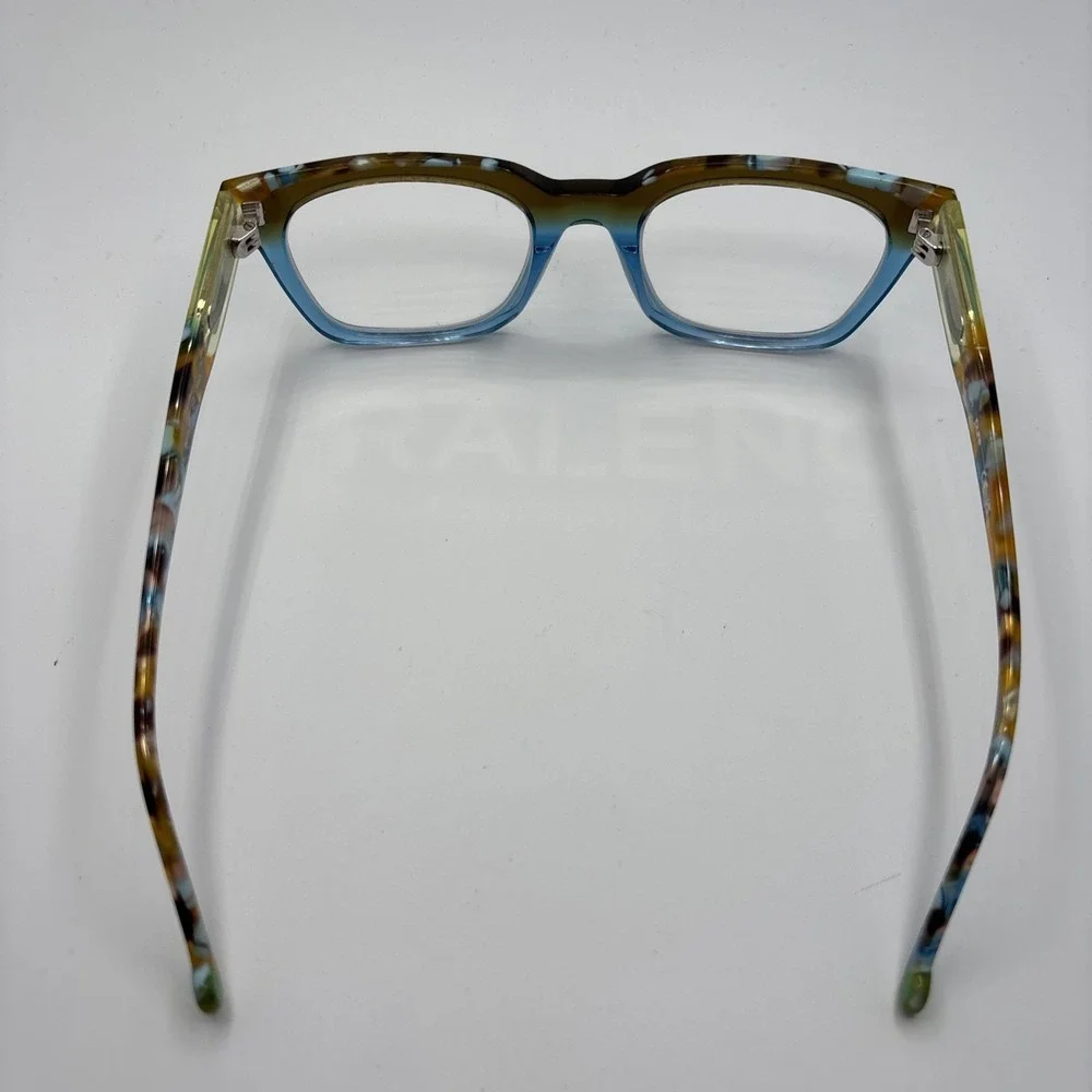 Pure P-7004 455 Brown Havana/Blue 50-20-140 Womens Eyeglasses Frames #311